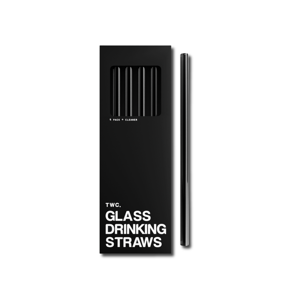 TWC Glass Drinking Straws