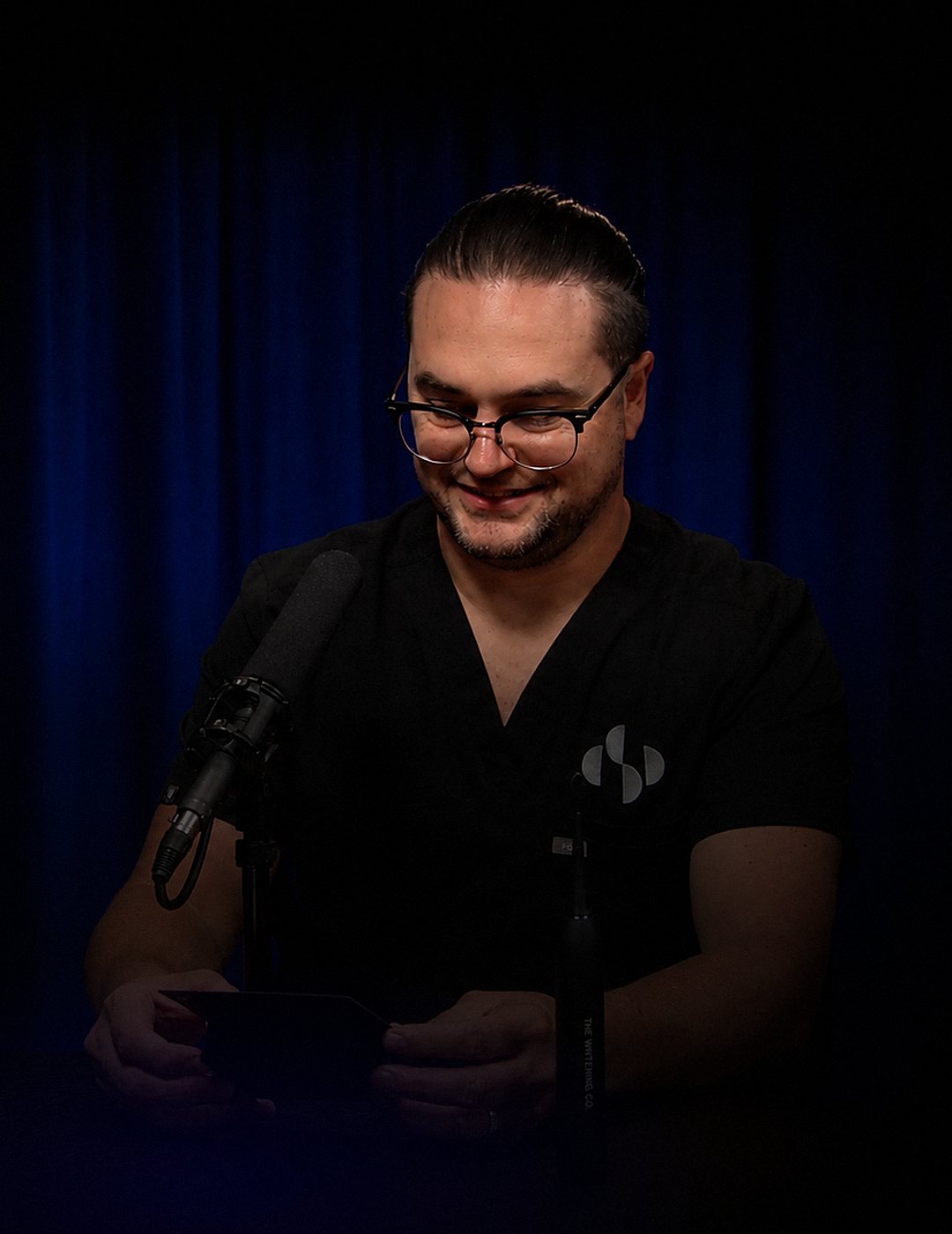 Dr Tony Dey at the Teeth by Tony recording