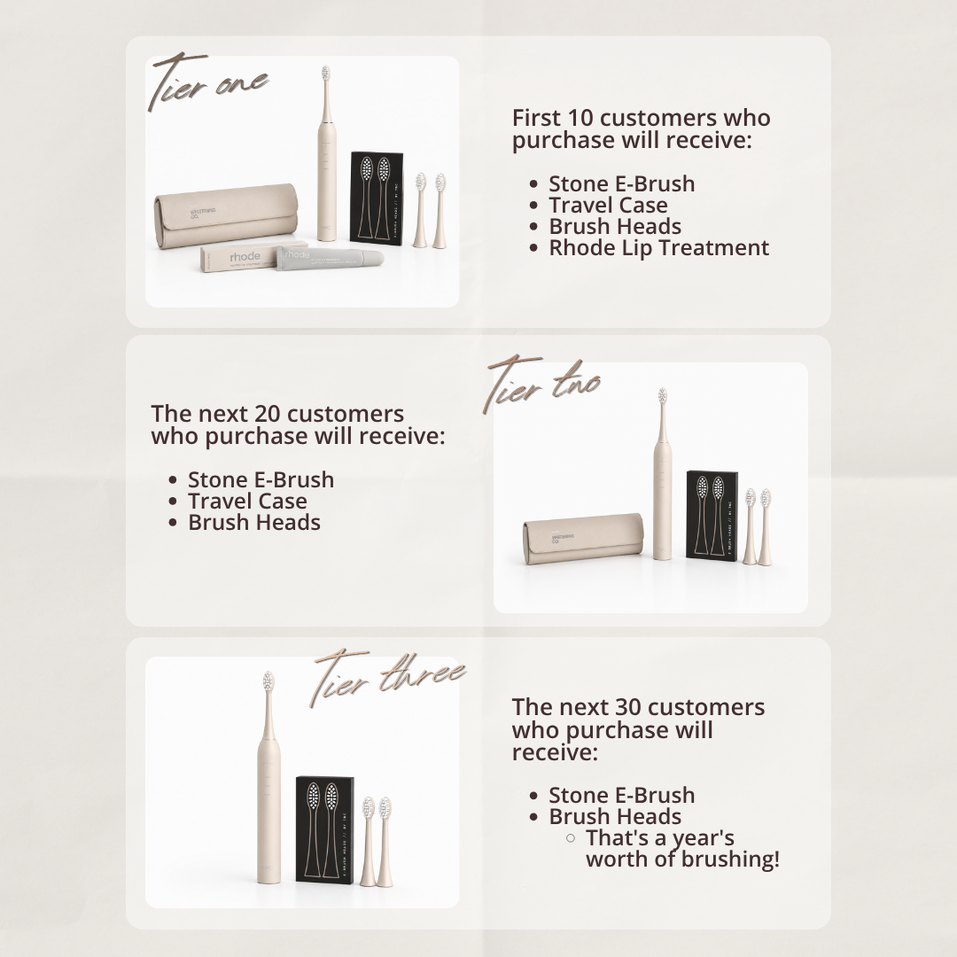 Cookies & Cream Bundle (Black + Stone E-Brush)