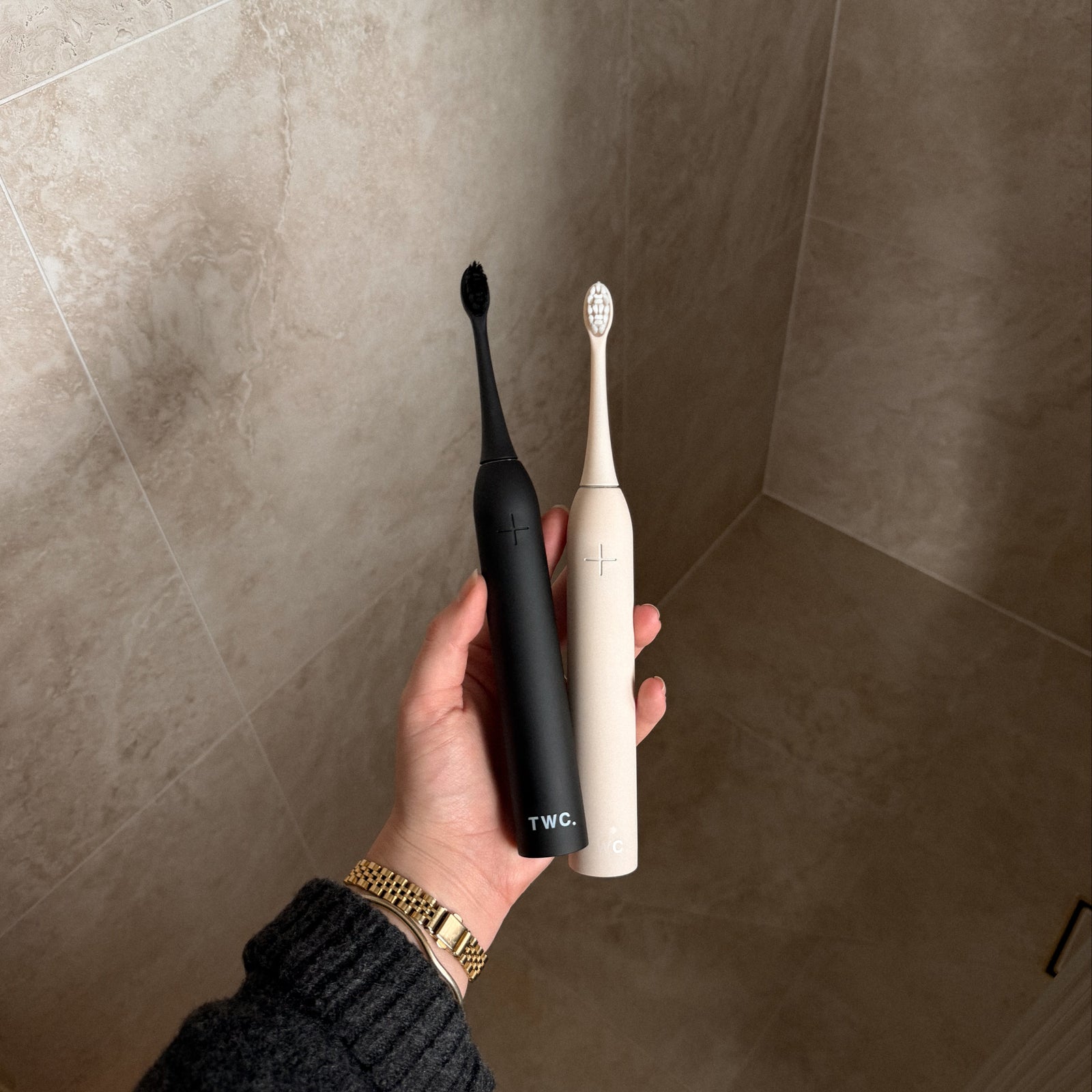 Cookies & Cream Bundle (Black + Stone E-Brush)