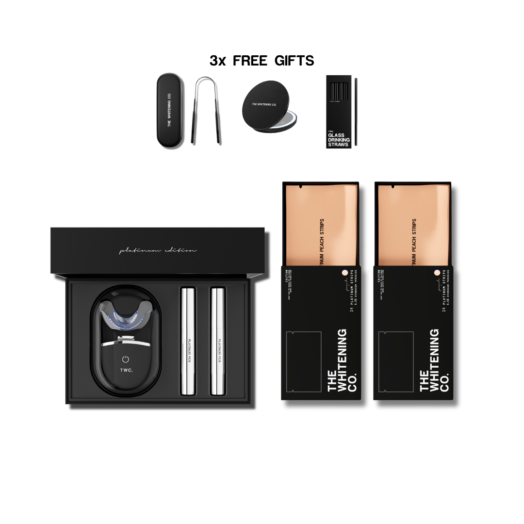 No Brainer Bundle (Kit + 2x Strips + LED Mirror + Tongue Scraper + Glass Strawers)