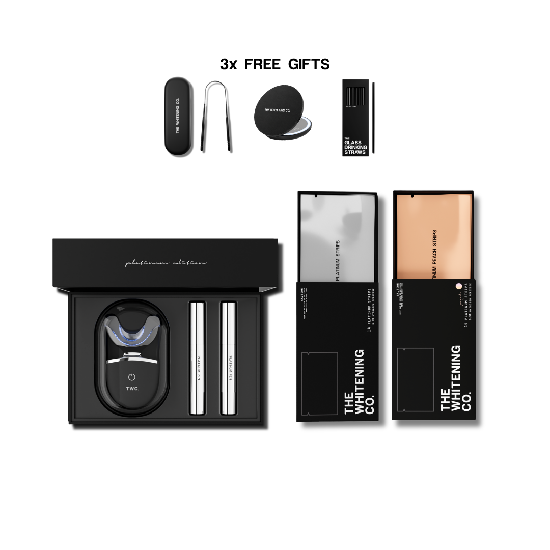 No Brainer Bundle (Kit + 2x Strips + LED Mirror + Tongue Scraper + Glass Strawers)