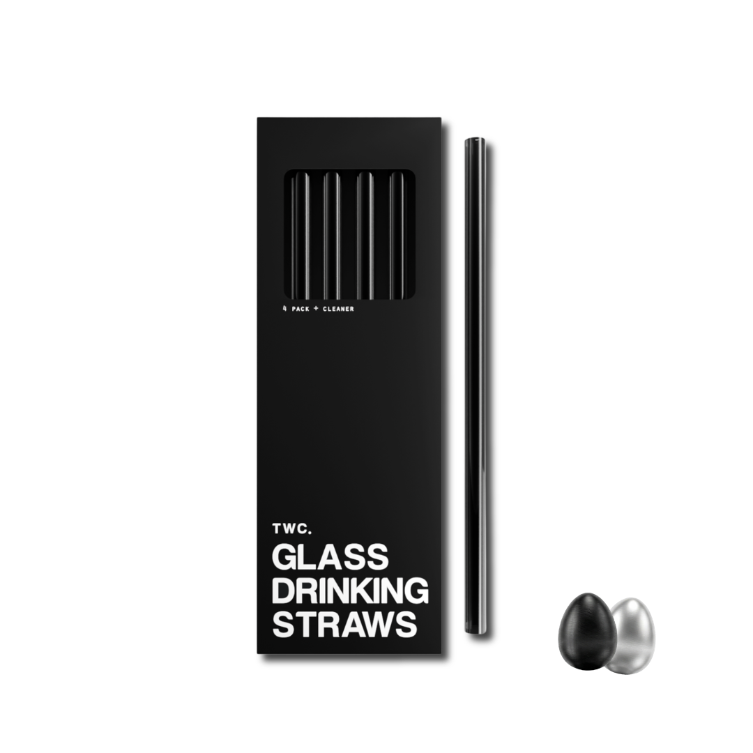 TWC Glass Drinking Straws