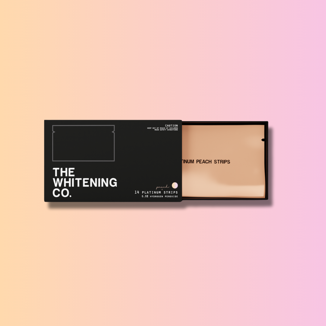 Platinum Peach Strips x14 - Teeth Whitening Strips