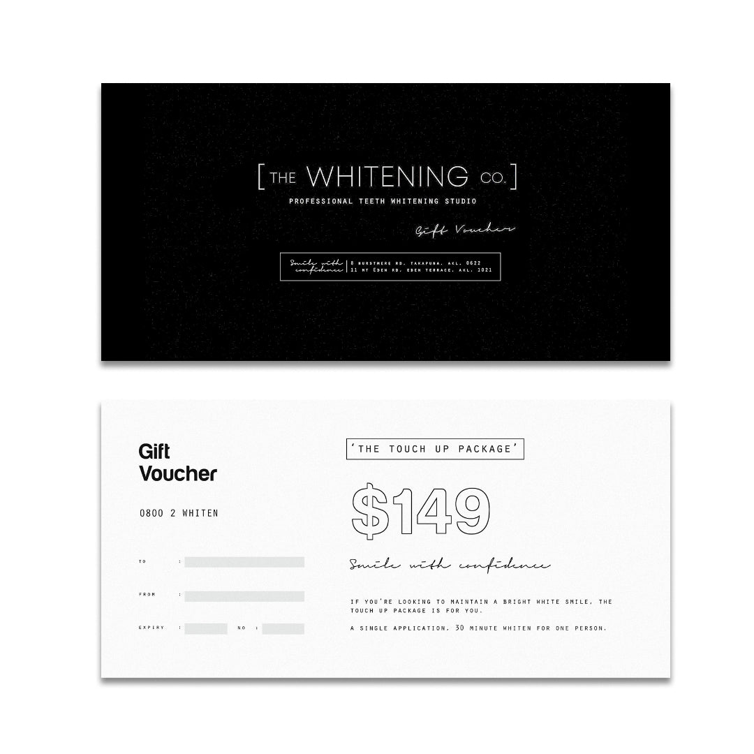 Gift Voucher: The Touch Up Package (In-Studio Whitening)